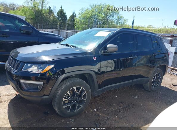 3C4NJDDB3KT594885 2019 JEEP COMPASS Черный Панорамный вид салона 360°