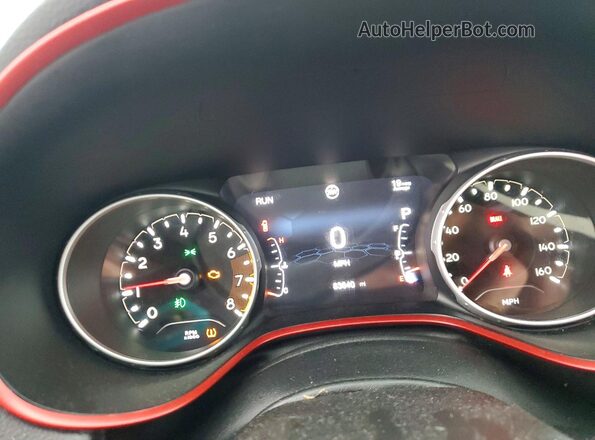 3C4NJDDB3LT207799 2020 JEEP COMPASS Белый Вид щитка приборов