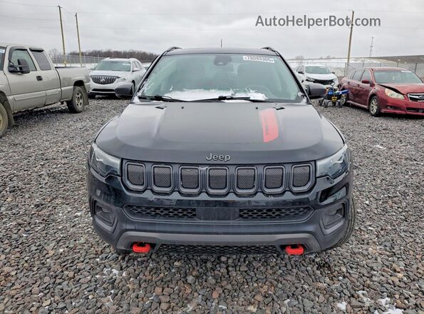 3C4NJDDB3NT168795 2022 JEEP COMPASS Black წინა ხედი