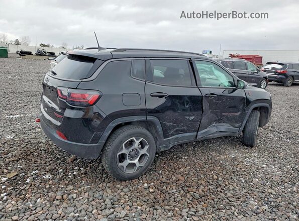 3C4NJDDB3NT168795 2022 JEEP COMPASS Black უკანა მარჯვენა