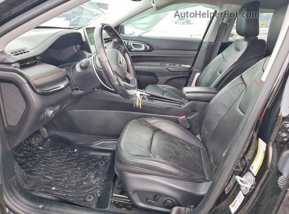 3C4NJDDB3NT168795 2022 JEEP COMPASS Black წინა სალონის ხედი