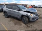 2020 Jeep Compass Trailhawk 4x4 Silver vin: 3C4NJDDB4LT195209