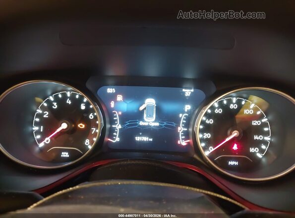 3C4NJDDB5HT624056 2017 JEEP NEW COMPASS Orange Rear seats view
