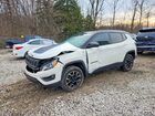 2020 Jeep Compass Trailhawk White vin: 3C4NJDDB6LT239324