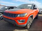 2017 Jeep New Compass Trailhawk 4x4 Orange vin: 3C4NJDDB7HT667779