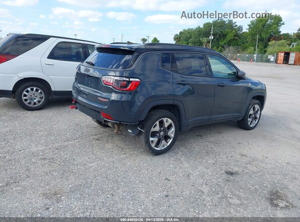 3C4NJDDB8HT635374 2017 JEEP NEW COMPASS Blue Задня права чверть
