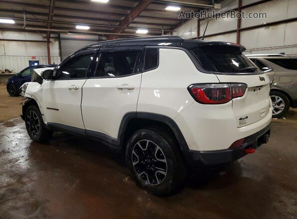 3C4NJDDB9KT629316 2019 JEEP COMPASS Белый Задняя левая четверть