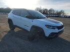 2024 Jeep Compass Trailhawk White vin: 3C4NJDDN5RT609987
