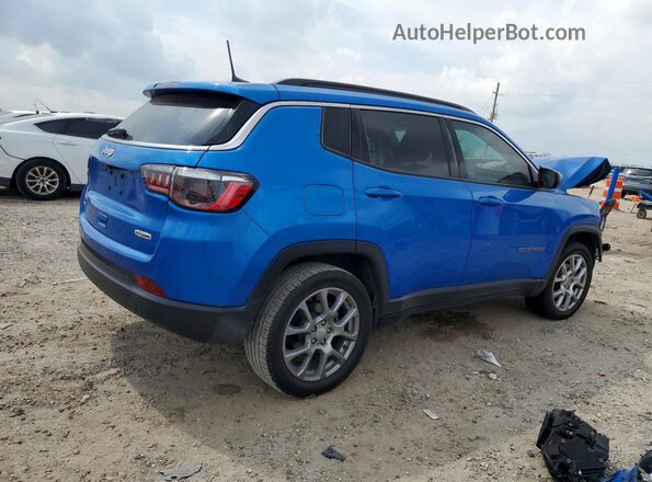 3C4NJDFB0NT177628 2022 JEEP COMPASS Blue Rear right
