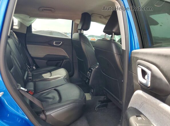 3C4NJDFB0NT177628 2022 JEEP COMPASS Blue Rear seats view