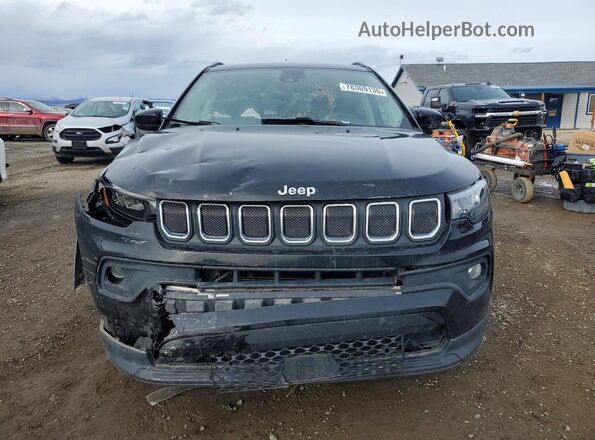 3C4NJDFB3NT205745 2022 JEEP COMPASS Black Front view