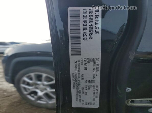 3C4NJDFB3NT205745 2022 JEEP COMPASS Black Engine compartment view