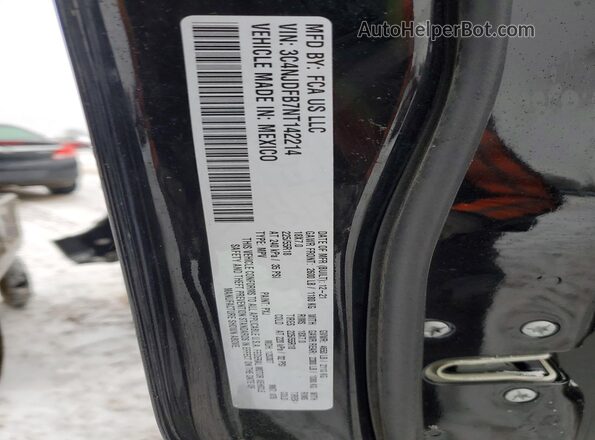 3C4NJDFB7NT142214 2022 JEEP COMPASS Black VIN կոդի պիտակի տեսք