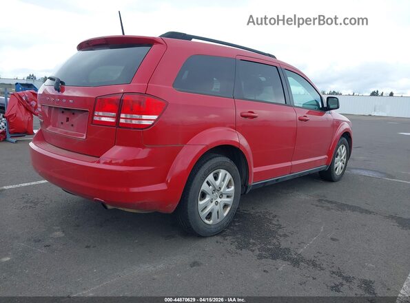 3C4PDCAB0KT746880 2019 DODGE JOURNEY Red Задня права чверть