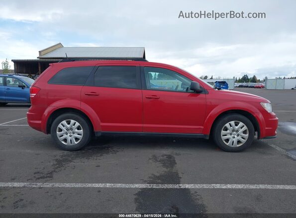 3C4PDCAB0KT746880 2019 DODGE JOURNEY Red Вид задньої частини салону