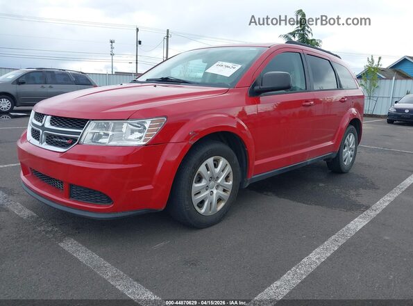 3C4PDCAB0KT746880 2019 DODGE JOURNEY Red Передня ліва чверть