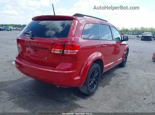 3C4PDCAB0LT269479 2020 DODGE JOURNEY Red Rear right