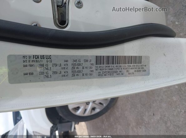 3C4PDCAB1GT223634 2016 DODGE JOURNEY White ძრავის განყოფილების ხედი