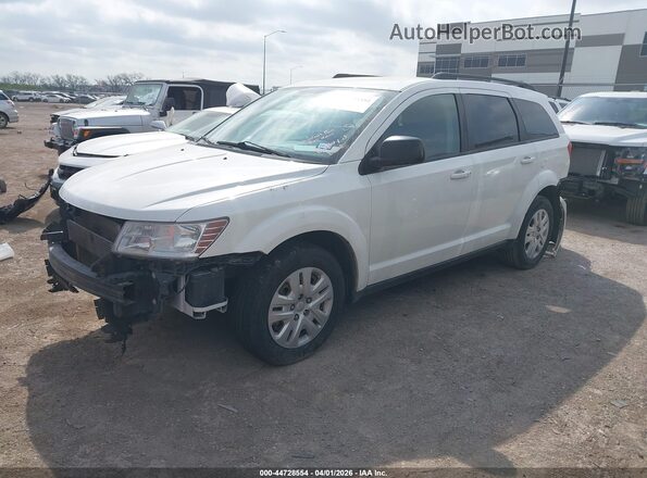 3C4PDCAB1GT223634 2016 DODGE JOURNEY White წინა მარცხენა ხედი სამი მეოთხედიდან