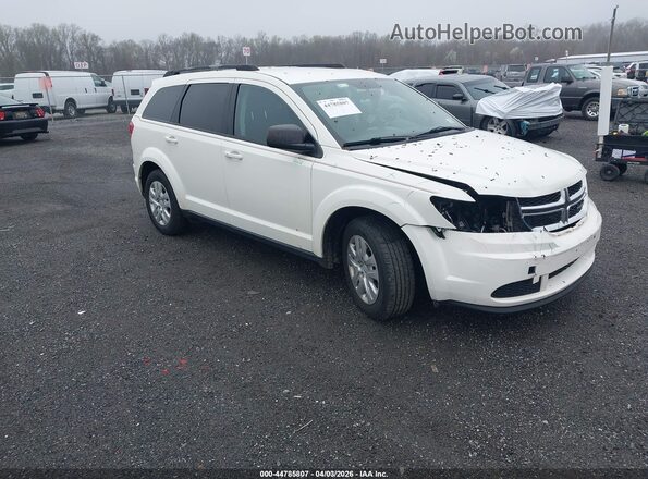 3C4PDCAB1HT707577 2017 DODGE JOURNEY White Delantero derecho
