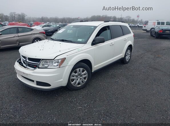 3C4PDCAB1HT707577 2017 DODGE JOURNEY White Vista tres cuartos delantera izquierda
