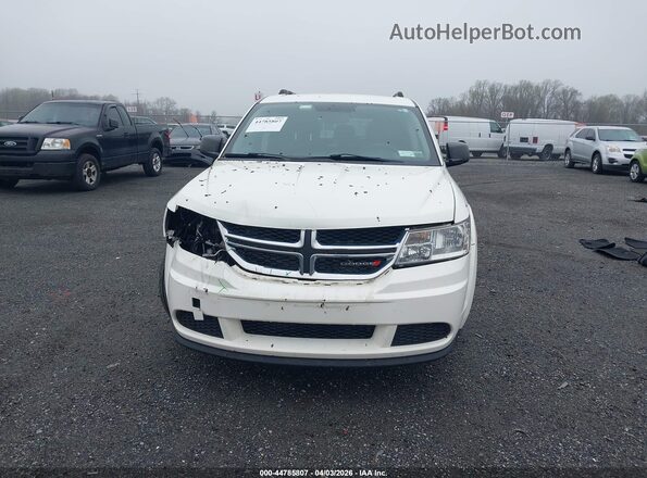 3C4PDCAB1HT707577 2017 DODGE JOURNEY White Vista del cuadro de instrumentos