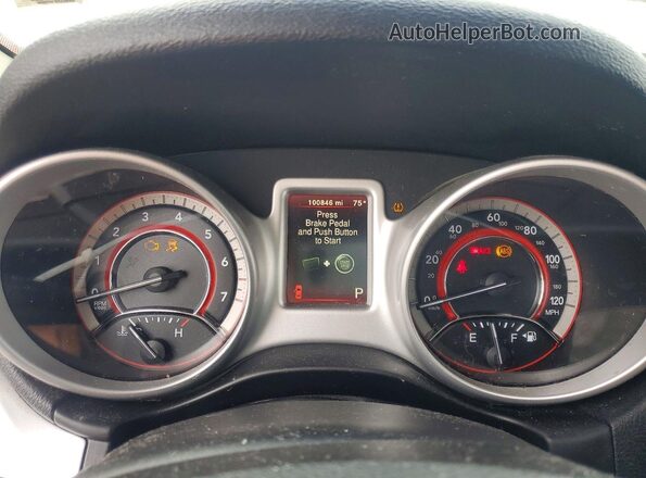 3C4PDCAB3HT598748 2017 DODGE JOURNEY Серый Вид щитка приборов