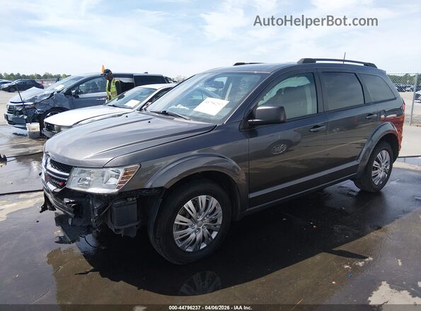 3C4PDCAB3JT529922 2018 DODGE JOURNEY Gray Przód lewy