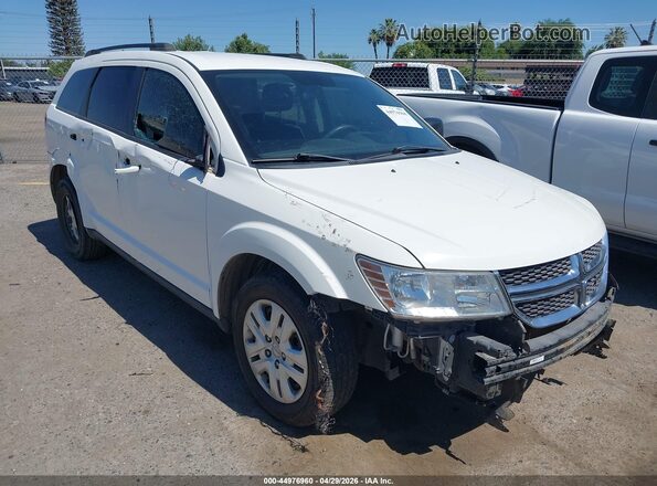 3C4PDCAB5GT222681 2016 DODGE JOURNEY White Przód prawy