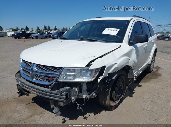 3C4PDCAB5GT222681 2016 DODGE JOURNEY White Przód lewy