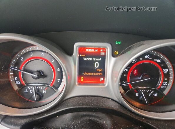 3C4PDCAB5LT261703 2020 DODGE JOURNEY Белый Вид щитка приборов