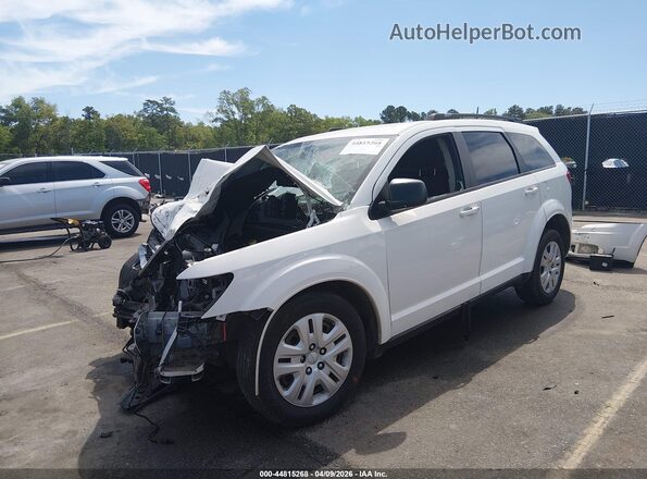 3C4PDCAB5LT264536 2020 DODGE JOURNEY White Առջևի ձախ երեք քառորդ տեսարան