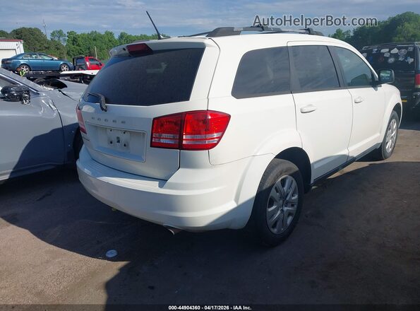 3C4PDCAB6JT274134 2018 DODGE JOURNEY Белый Задняя правая четверть