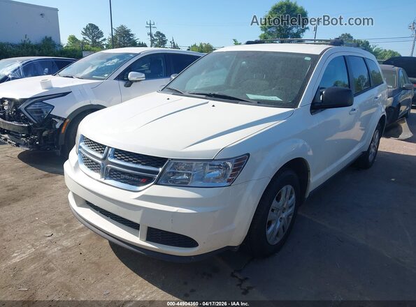 3C4PDCAB6JT274134 2018 DODGE JOURNEY Белый Передняя левая четверть