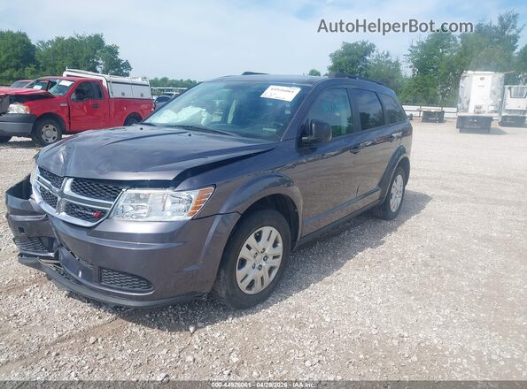 3C4PDCAB7HT504306 2017 DODGE JOURNEY Gray Передня ліва чверть