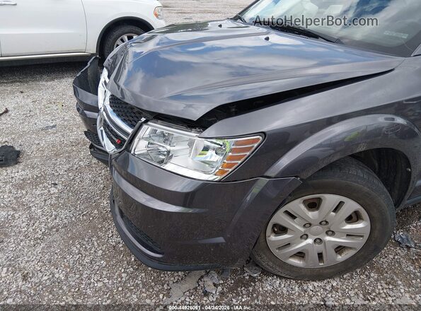 3C4PDCAB7HT504306 2017 DODGE JOURNEY Gray Вид задньої частини салону