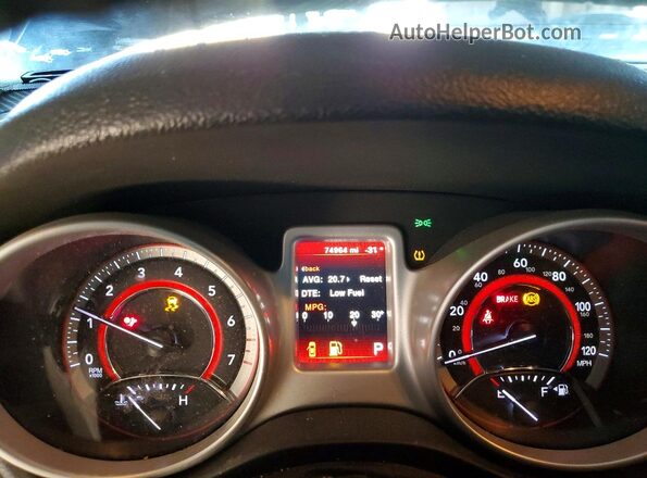3C4PDCAB7LT242263 2020 DODGE JOURNEY Gray Vista del cuadro de instrumentos