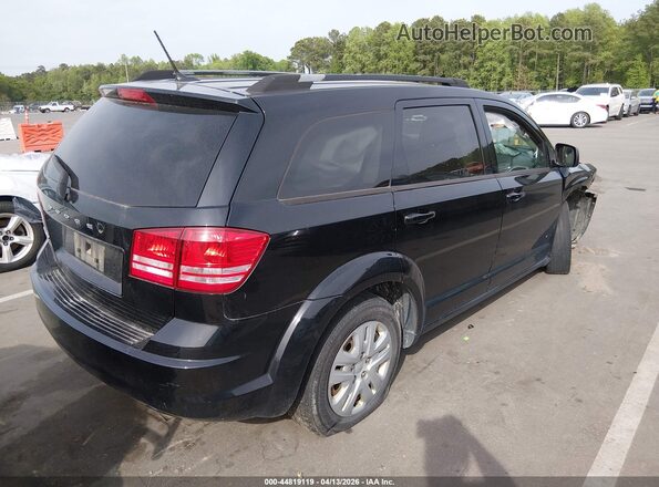3C4PDCAB8JT447572 2018 DODGE JOURNEY Black Trasero derecho
