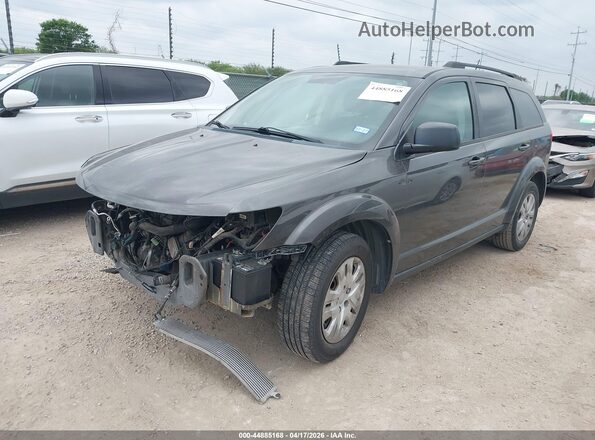 3C4PDCAB9GT230511 2016 DODGE JOURNEY Gray Առջևի ձախ երեք քառորդ տեսարան