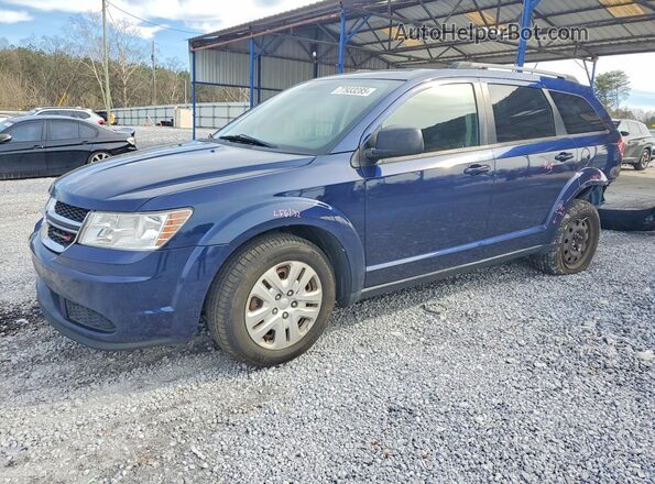 3C4PDCABXHT598777 2017 DODGE JOURNEY Blue Առջևի ձախ երեք քառորդ տեսարան