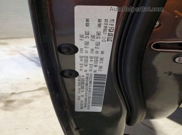 3C4PDCBBXGT166963 2016 DODGE JOURNEY Серый Панорамный вид салона 360°