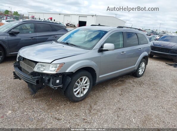 3C4PDCBG1HT537179 2017 DODGE JOURNEY Silver Առջևի ձախ երեք քառորդ տեսարան