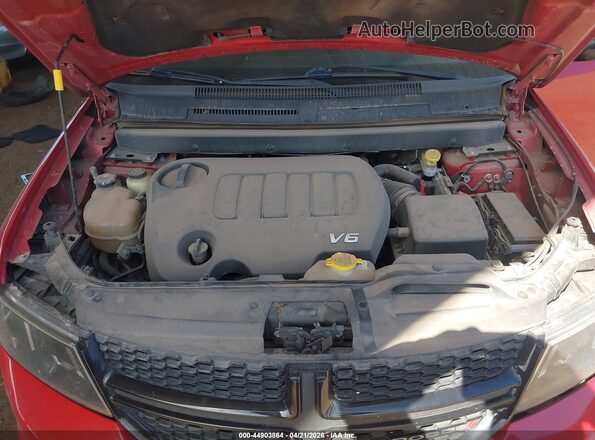 3C4PDCBG4JT533651 2018 DODGE JOURNEY Red უკანა ხედი