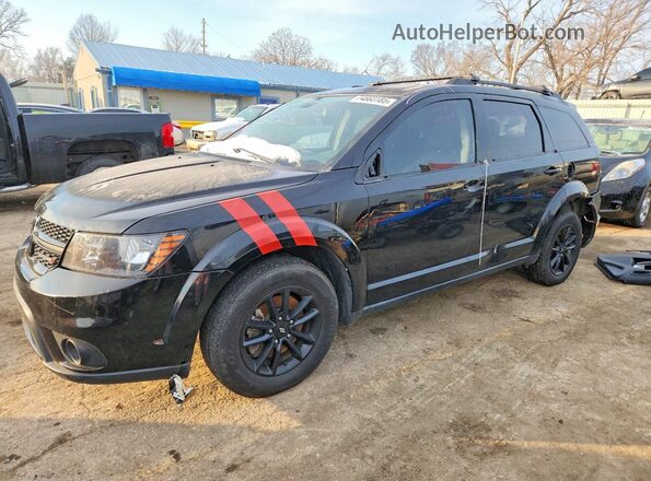 3C4PDCBG7KT868727 2019 DODGE JOURNEY Black Vista tres cuartos delantera izquierda