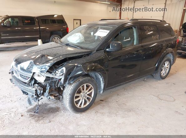 3C4PDCBG8GT131382 2016 DODGE JOURNEY Черный Передняя левая четверть