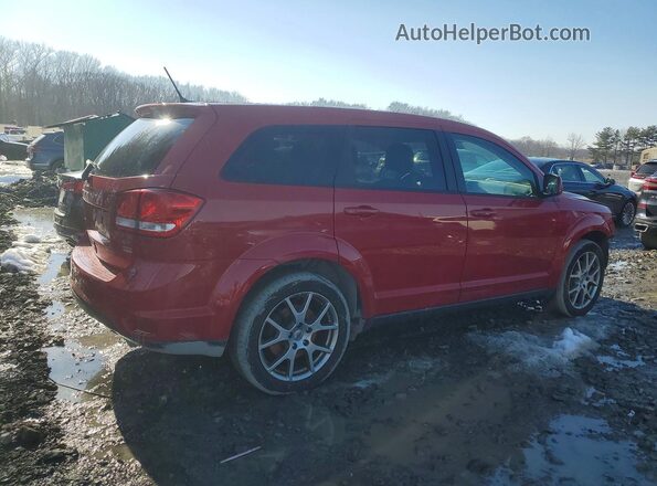 3C4PDCEG1JT380643 2018 DODGE JOURNEY Красный Задняя правая четверть