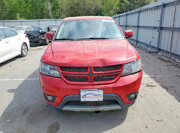 3C4PDCEG6KT693818 2019 DODGE JOURNEY Red Widok z przodu