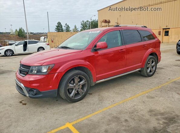 3C4PDCGG8JT156539 2018 DODGE JOURNEY Красный Передняя левая четверть