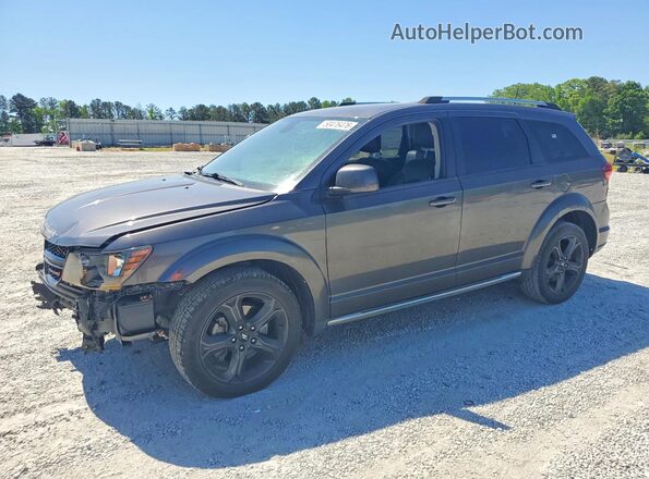 3C4PDCGG9KT680347 2019 DODGE JOURNEY Gray Առջևի ձախ երեք քառորդ տեսարան