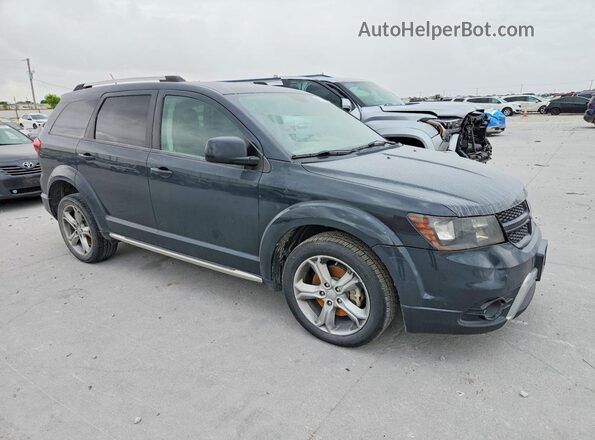 3C4PDCGGXHT626189 2017 DODGE JOURNEY Синий Передняя правая четверть